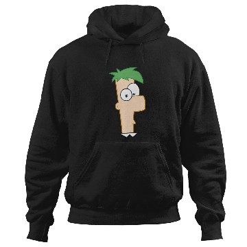 Discover Disney Phineas And Ferb Large Ferb Face Hoodies