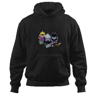 Discover Disney Villains Chibi Dont Call Us Cute Hoodies
