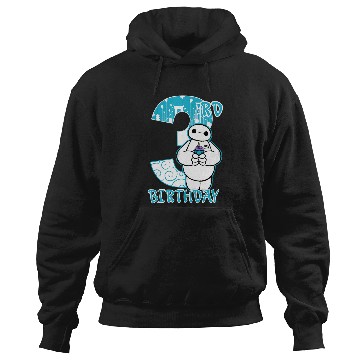 Discover Disney Big Hero 6 Baymax 3rd Birthday Cupcake Portrait Hoodies