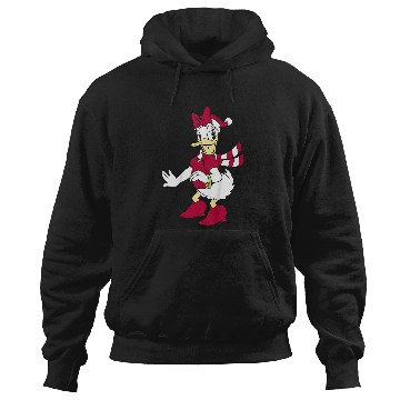 Discover Disney Daisy Duck Classic Christmas Portrait Hoodies