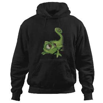 Discover Kids Disney Tangled Pascal Adorable Chameleon Color Sketch Icon Hoodies