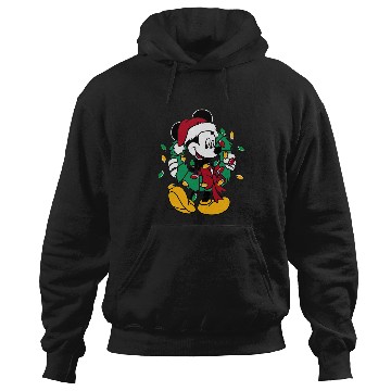 Discover Disney Mickey Mouse Christmas Lights Hoodies