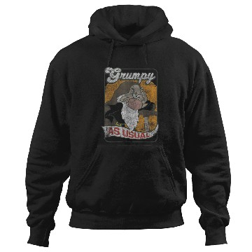 Discover Disneyss Snow White Grumpy As Usual Vintages Card Hoodies