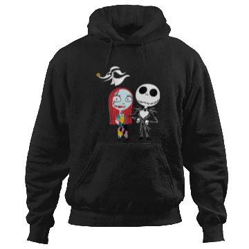 Discover Disneyss Nightmare Before Christmas Dark Jack Sally Hoodies