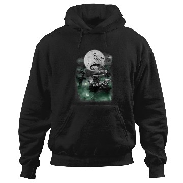 Discover Disneyss The Nightmare Before Christmas Haunted Scene Hoodies