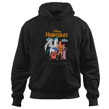 Discover Disney Hercules Classic Group Shot Vintage Hoodies