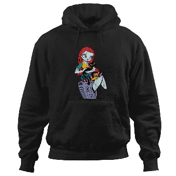 Discover Disneyss The Nightmare Before Christmas Sally And Cat Hoodies