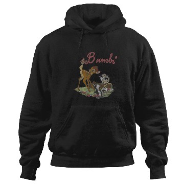 Discover Disneys bambi group shot logo Hoodies