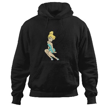 Discover Disneys Peter Pan Tinkerbell Sitting With A Smile Hoodies