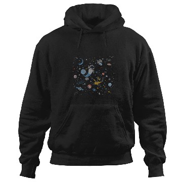 Discover Disney Pixar Wall-E Eve In Space Hoodies