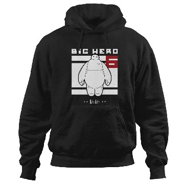 Discover Disney Big Hero 6 Baymax All White Flag Hoodies