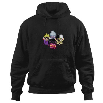 Discover Disney Villains Queen Ursula Cruella Happily NEV Hoodies