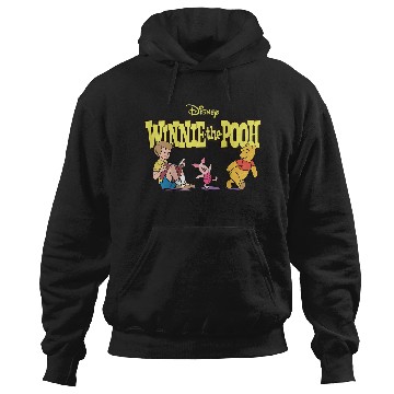 Discover Disneyss Winnie The Pooh Piglet Christopher Robin With Logo Hoodies