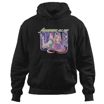 Discover Disneyss Tangled Adventures All Day Manga Version Chest Poster Hoodies