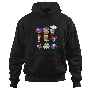 Discover Disney The Muppets Classic Characters Group Shot Logo Hoodies