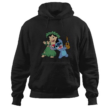 Discover Disney Lilo Stitch Hawaiian Tropical Hula Lessons Duo Hoodies