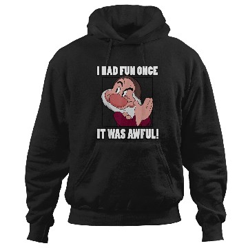Discover Disneyss Snow White Grumpy I Had Fun Once It Was Awful Poster Hoodies