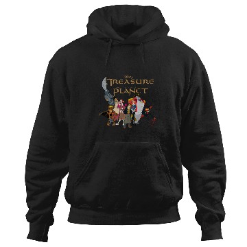 Discover Disneys treasure planet logo and characters long sleeve Hoodies