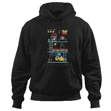 Discover Disney Pixar Toy Story 8-Bit Video Game Scene Hoodies