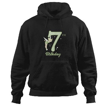 Discover Disney Peter Pan 7th Birthday Tinkerbell Portrai Hoodies