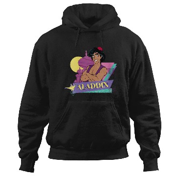 Discover Disneyss Aladdin Retro 90s Couples Matching Aladdin Hoodies