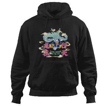 Discover Disneyss Donald Duck Lunar New Year Flying Dragon In The Sky Hoodies