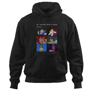 Discover Disney Princess Not Dramatic Meme Panel Hoodies