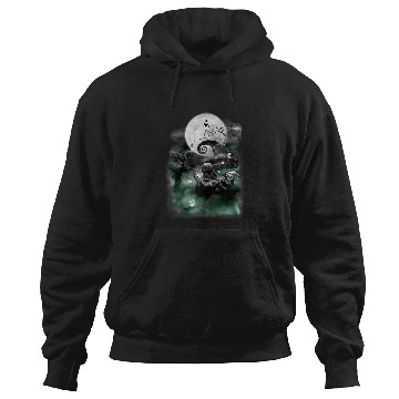 Discover Disneys nightmare bee christmas haunted scene raglan baseball Hoodies