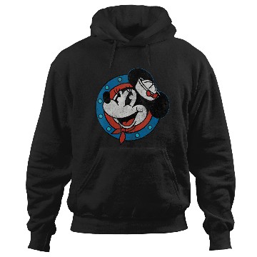 Discover Disney Cruise Sailor Minnie Mouse Distressed Hoodies