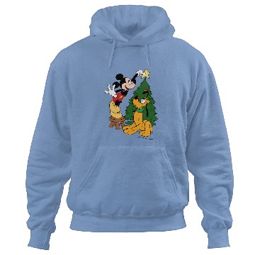 Discover Mickey Mouse And Pluto Christmas Tree Hoodies,Christmas Disney Hoodies,Pluto Hoodies,Mickey Mouse Hoodies