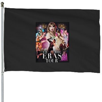 Discover Eras tour 2006   , ch , Back And Fron, Swifti House Flags