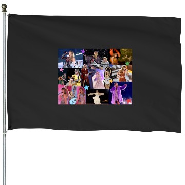Discover eras tour!! Art Board Print House Flags