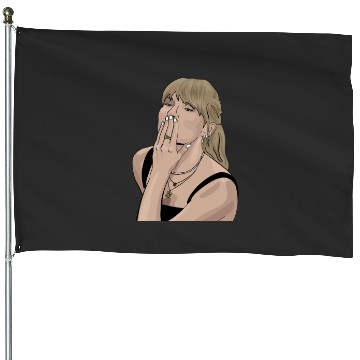 Discover Taylorr Swift Travis Kelce ii House Flags