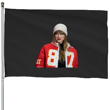 Discover taylorr Swift at the Chiefs House Flags