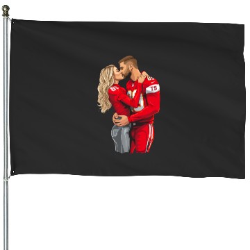 Discover taylorr Swift and Travis Kelce (2) House Flags