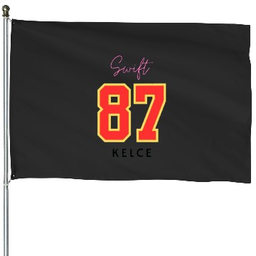 Discover taylorr Swift 87 Travis Kelce House Flags