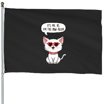 Discover Anti-hero Taylorr Swift Cat House Flags