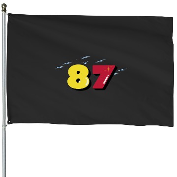 Discover Travis Kelce 87 taylorr Swift House Flags