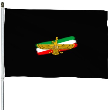 Discover Iran Flag Faravahar Lion Sun House Flags