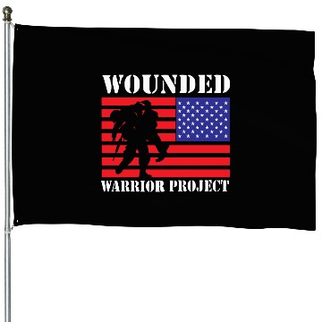 Discover Wounded Warrior Project Us Flag House Flags