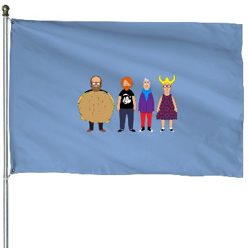 Discover Bob's Burgers Phish by Custeez House Flags