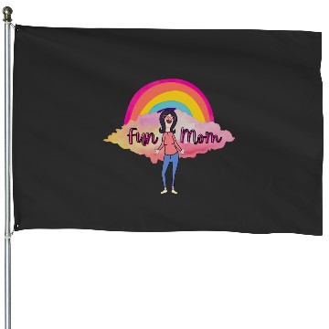 Discover Boho Rainbow Bobs Burgers Linda Belcher Fun Mom House Flags