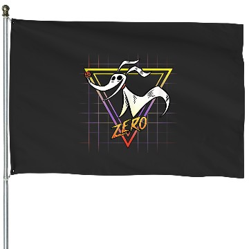Discover disneys Nightmare Before Christmas Zero Retro 90s House Flags