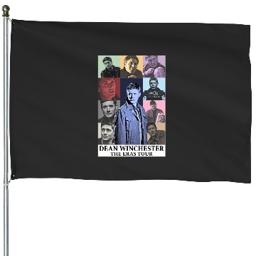 Discover Dean Winchester Eras Tour House Flags