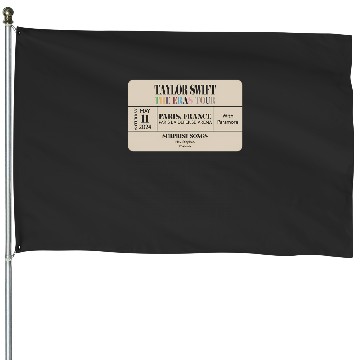 Discover paris n3 eras tour commemorative ticket House Flags