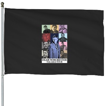 Discover Dean Winchester Eras Tour Essential House Flags