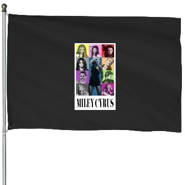 Discover Miley Cyrus Eras Tour Shirt Flowers House Flags