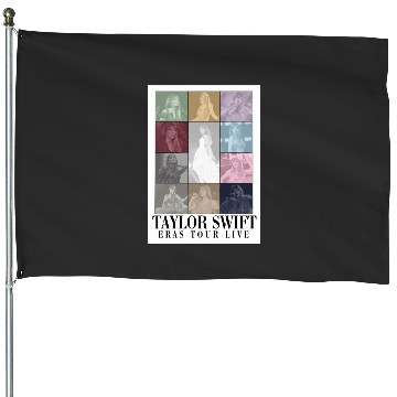 Discover Eras Tour Live Poster House Flags
