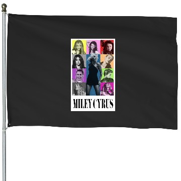 Discover Miley Cyrus Eras Tour Shirt Flowers House Flags