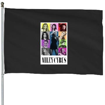Discover Miley Cyrus Eras Tour Shirt Flowers House Flags